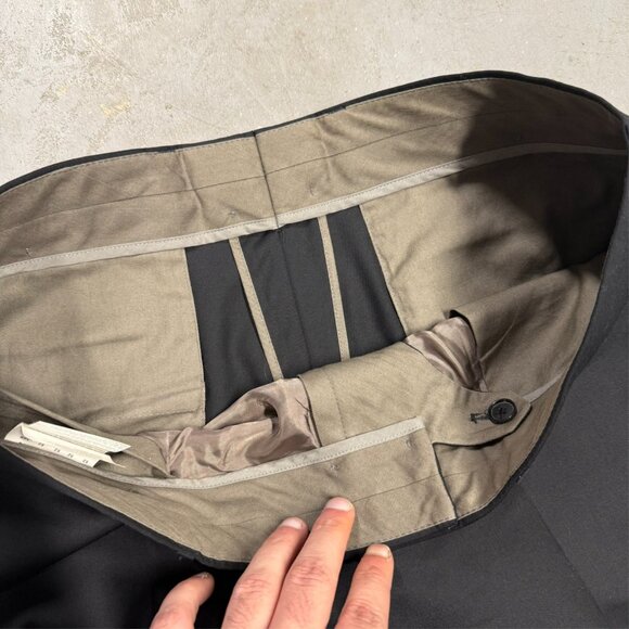 Hugo Boss Dress Pants Black Super 150s Wool Trousers "Tower1" 38x34 - Picture 3 of 12